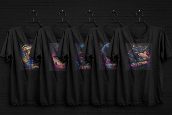 Download Astronaut Spaceship Planet T Shirt Set - Premium Resources
