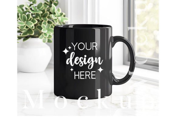 Download Black Mug Mockup 11oz Coffee Cup Mock-Up - Mug mockup Collection