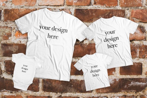 Download Family T-shirt Mockup Template - Premium Resources