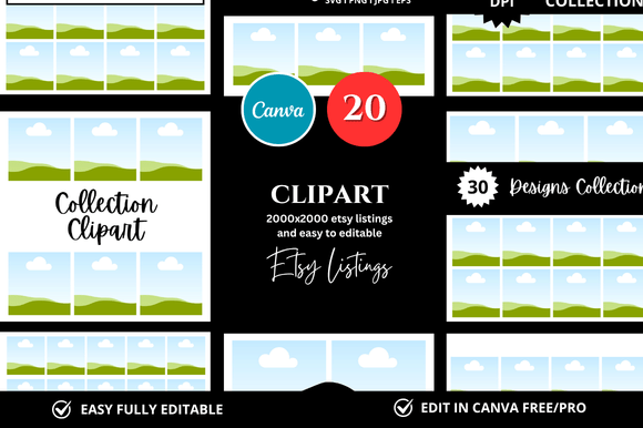 Download 20 Clipart Etsy Mockup - Etsy mockup Collection