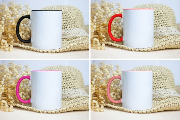 Download 11oz Coffee Mug Mockup Bundle, Colorful - Mug mockup Collection