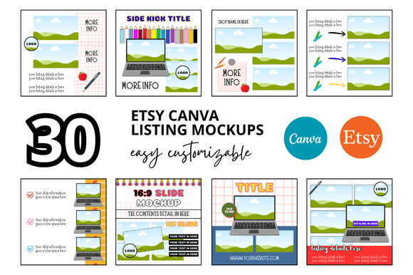 Download 30 Teachers Pay Teachers Etsy Mockup - Etsy mockup Collection